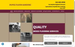 Dupee Flooring website