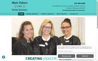 Mark A Pullano Dmd Pc Family Dentistry website
