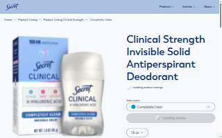 Secret Stash website