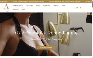 Aglow Airbrush Tanning of North Andover website