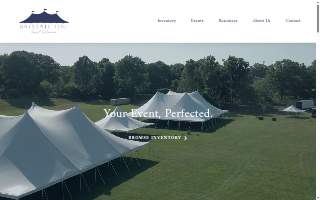 Baystate Tent and Party website