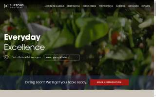 Burtons Grill & Bar of North Andover website