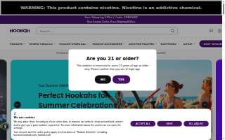 Hookah Outlet Smoke Shop of Lawrence website
