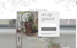 Les Fleurs of North Andover website