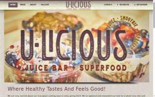 ULicious Smoothie & Juice Bar website