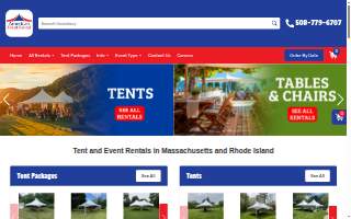 American Event Rental website