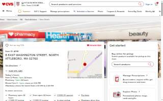 CVS of North Attleborough website