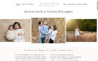 Jenee Cook Photography website