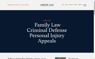 Oreste Law website