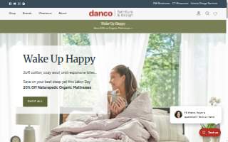 Danco Furniture & Design website