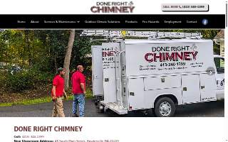 Done Right Chimney website