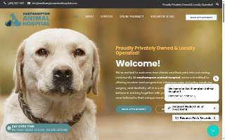 Easthampton Animal Hospital website