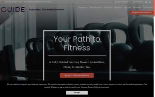 Guide Personal Training Company website