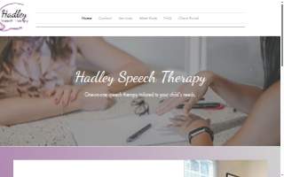 Hadley Speech Therapy of Northampton website