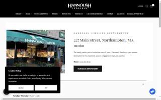 Hannoush Jewelers website