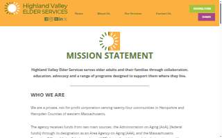 Highland Valley Elder Services Inc website