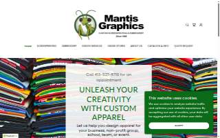 Mantis Graphics website