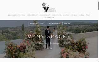 Many Graces Farm & Design of Northampton website