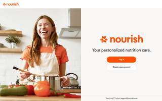 Nourish Wellness Cafe website