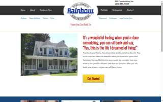 Rainbow Home Improvement website