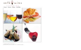 Seth Mias Catering website