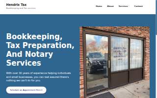 Hendrix Tax website
