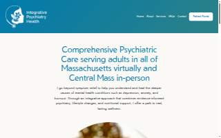 Integrative Psychiatry Health, PLLC of Northborough website