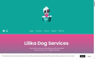 Lilika Dog Services website