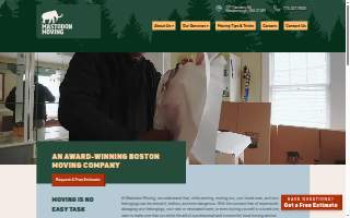Mastodon Moving & Storage website