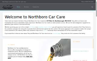 Northboro Car Care website