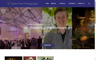 Prism Point Photography website
