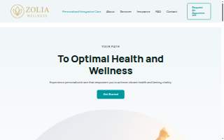 Zolia Wellness PLLC website