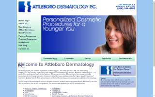 Attleboro Dermatology PC website