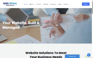 Kathy Mackey Web Design of Norton website