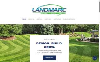 Landmarc Landscape & Irrigation Contractors of Norton website