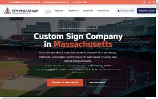 New England Sign Services Inc. website