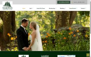 Norton Country Club website