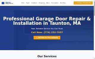 Taunton Garage Door Co of Norton website