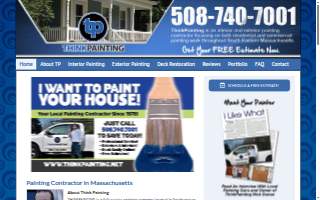 Think Painting of Norton website