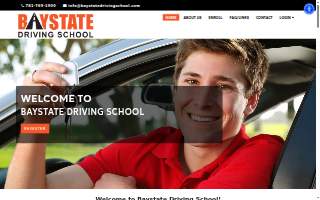 Baystate Driving School of Norwell website