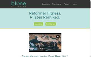 btone Fitness Wellesley website