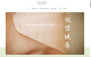 Carol Vafides Acupuncture website