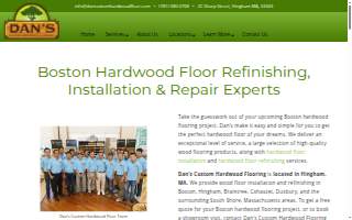 Dan's Custom Hardwood Floor website