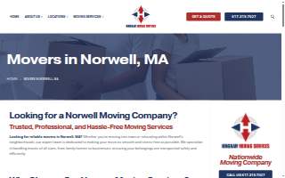 Hingham Moving Services website