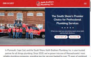 Keith Brothers Plumbing, Inc. of Norwell website