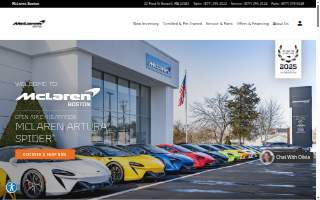 McLaren Boston website