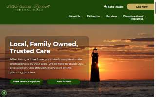 Mcnamara Sparrell Funeral Services website