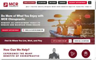 MCR Chiropractic of Norwell website