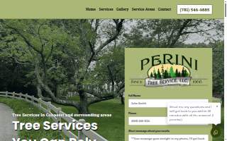 Perini Tree Contractors website