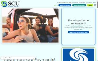 SCU Credit Union website